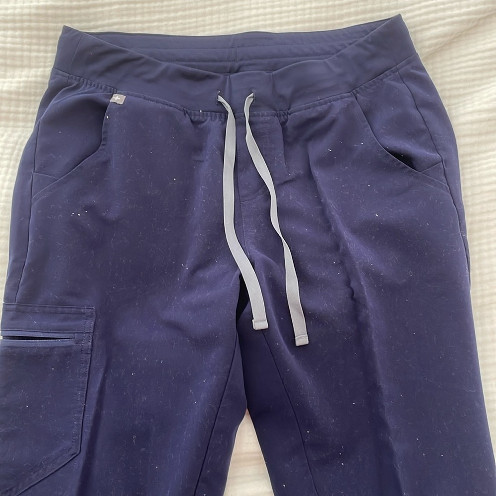 Figs Zamora Jogger Scrub Pants size medium tall navy